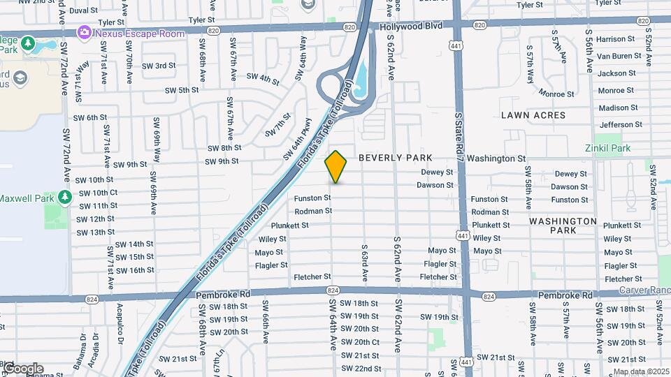 6340 Dawson St-Unit -1 Map and Location Details