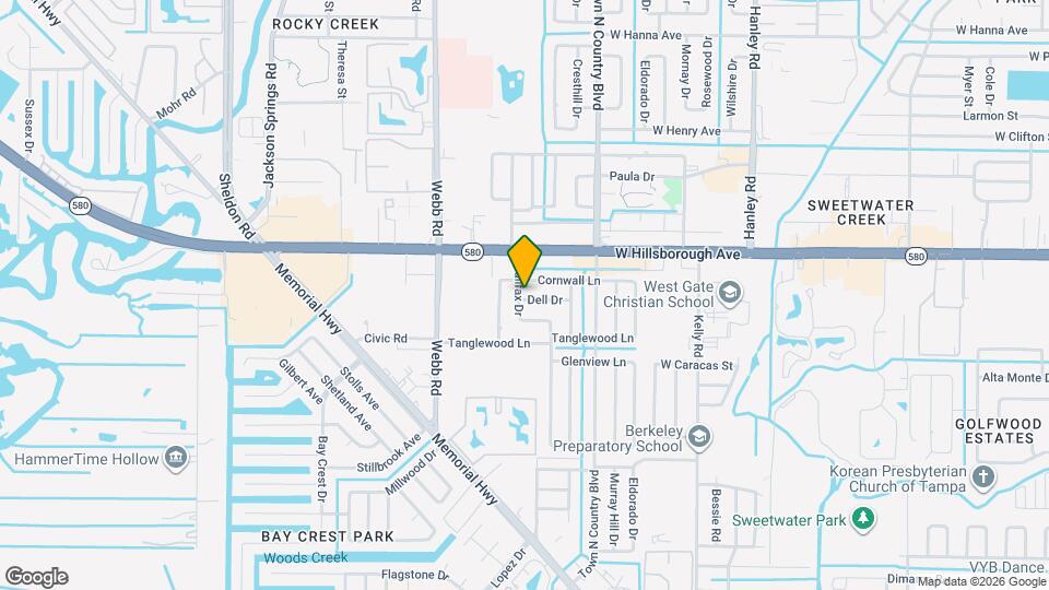 8017 Dell Dr Map and Location Details