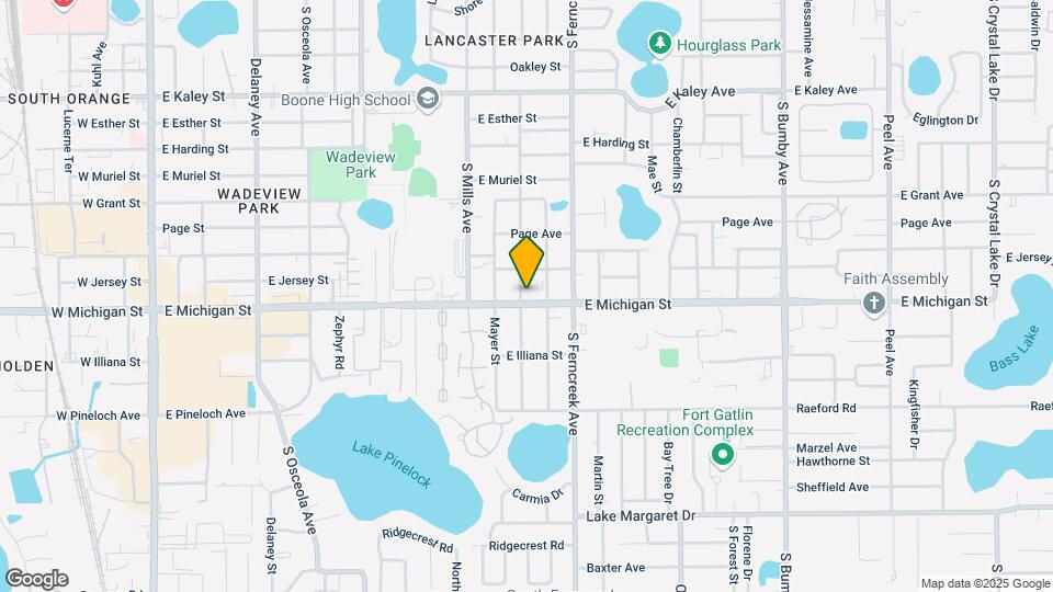 1401 E Michigan St Map and Location Details