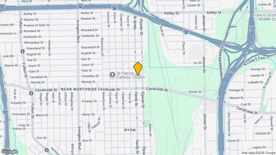 4908 Hardy St Map and Location Details