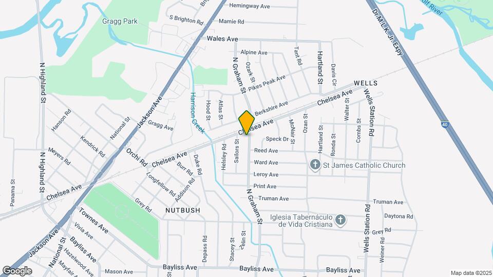 1711 N Graham St Map and Location Details