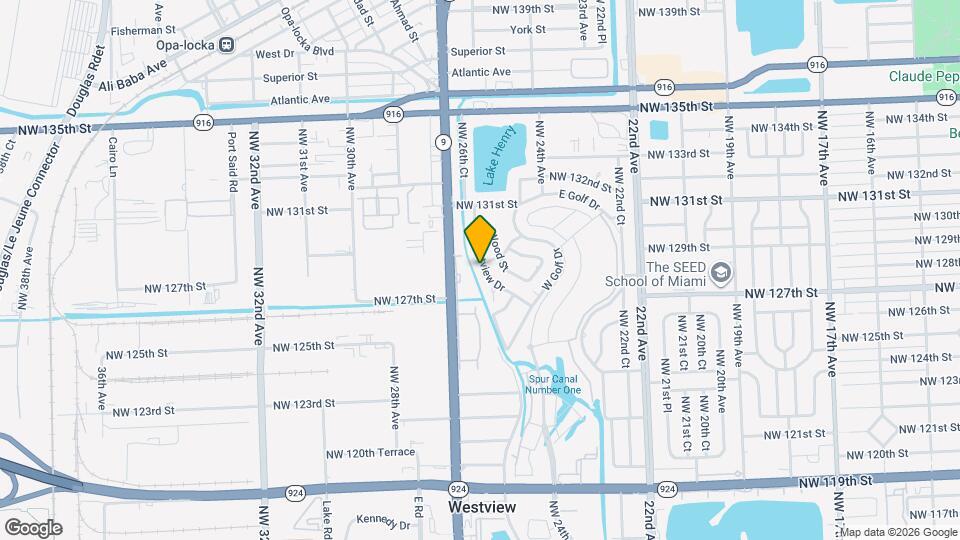 12780 Westview Dr, Unit Rosi Mapa y Detalles de la Ubicación