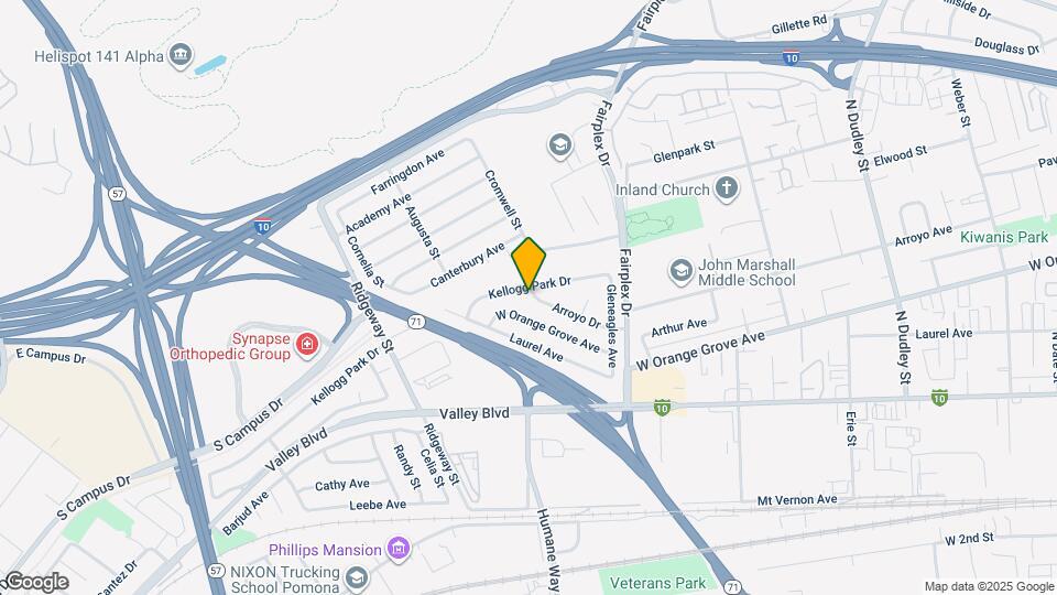 2192 Arroyo Dr Map and Location Details