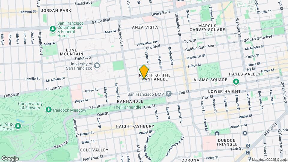 1660-1664 Grove St Map and Location Details