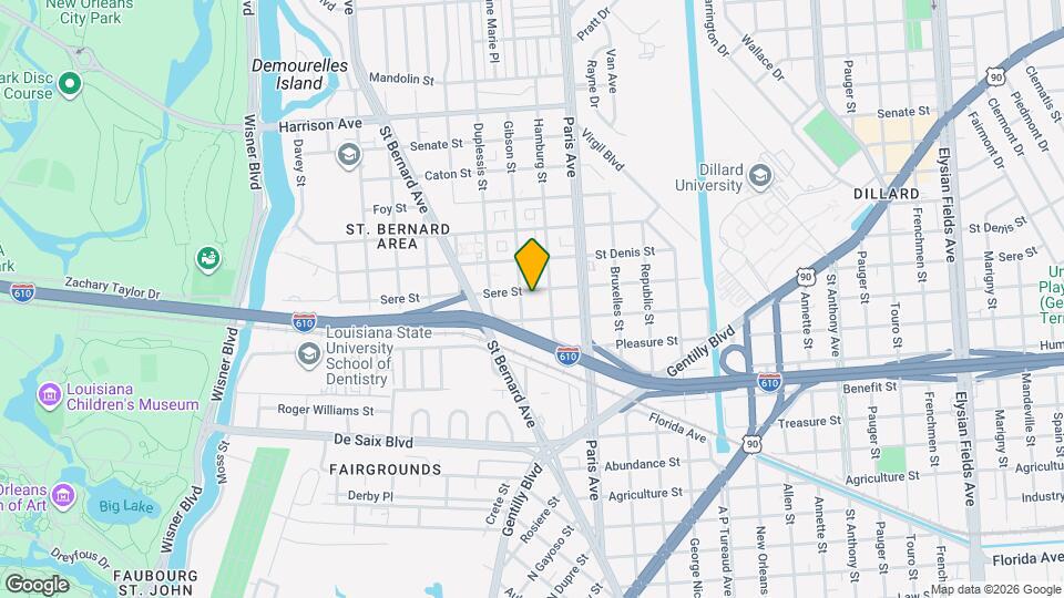 1522 Sere St Map and Location Details