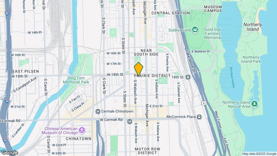 1811 S Wabash Ave Map and Location Details