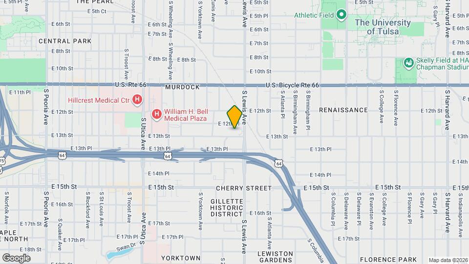 2319 E 13th St Map and Location Details