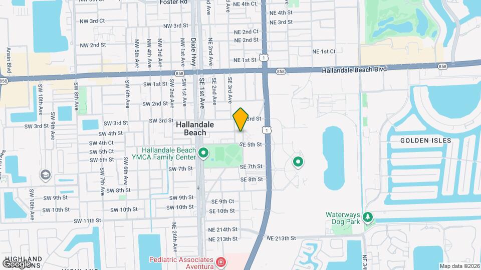 404 SE 4th Ave Map and Location Details