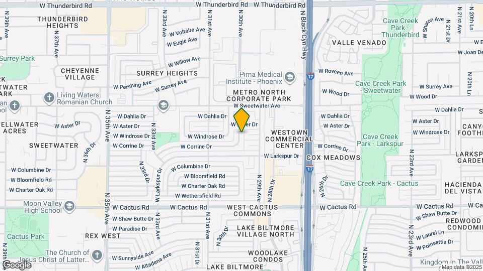 12639 N 30th Ave Map and Location Details