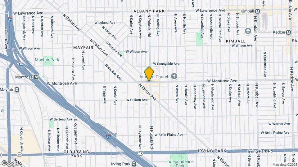 4001 W Montrose Ave Map and Location Details