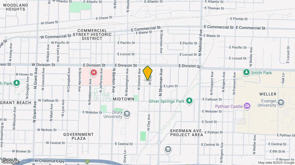 1409 N Clay Ave Mapa y Detalles de la Ubicación