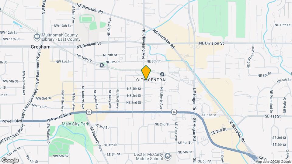 494 NE Cleveland Ave Map and Location Details