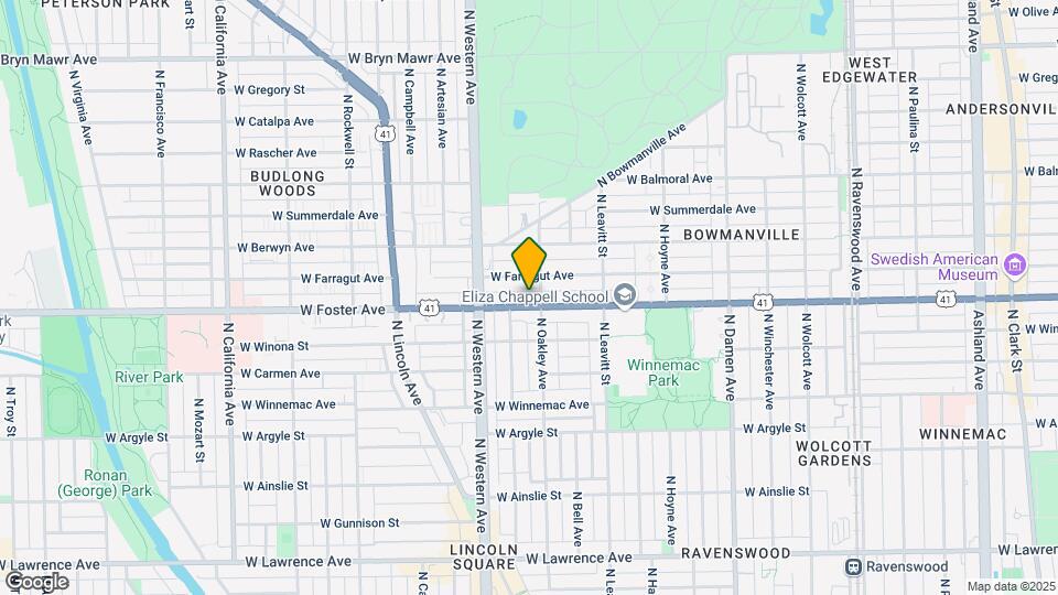 2308 W Foster Ave Map and Location Details
