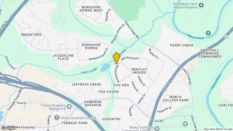 7113 Beaverwood Dr Map and Location Details