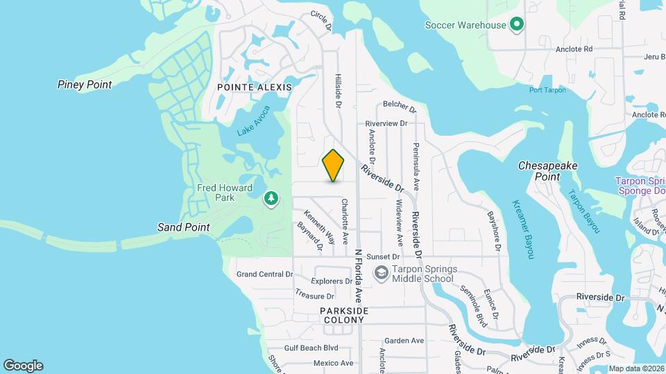 1701 Avoca Dr Map and Location Details