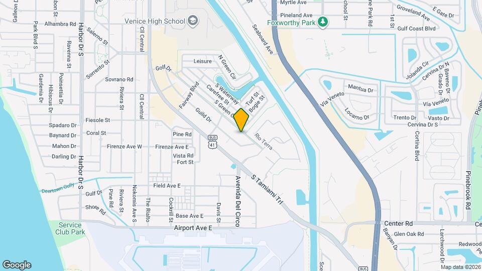 832 Golf Dr Map and Location Details