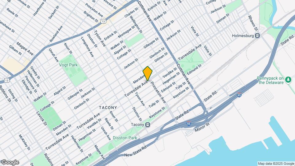 7045 Torresdale Ave Map and Location Details