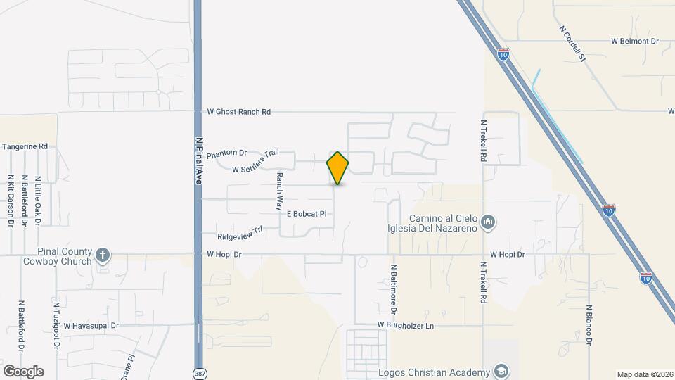 3892 N Princeton Ln Map and Location Details