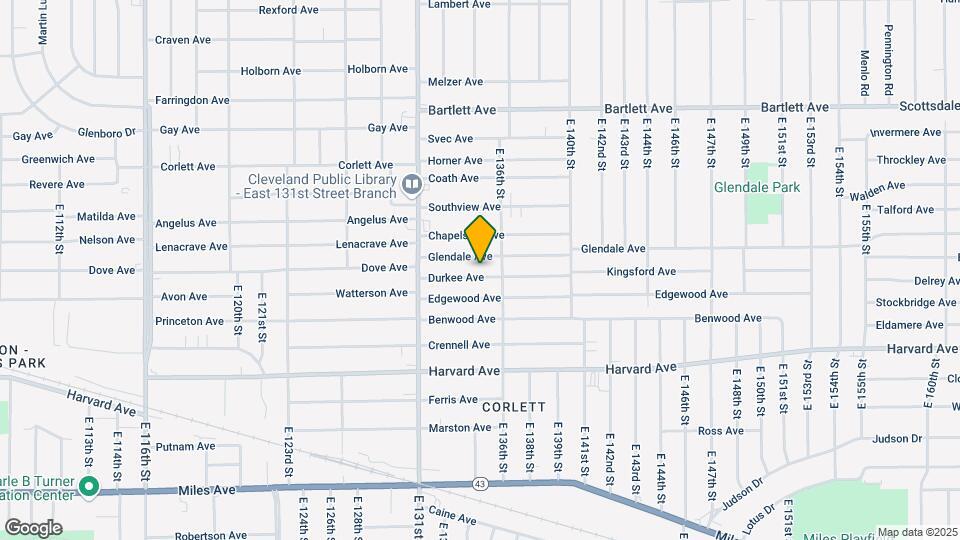 13413 Durkee Ave Map and Location Details