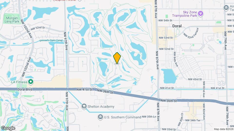 4621 NW 93rd Doral Ct Mapa y Detalles de la Ubicación