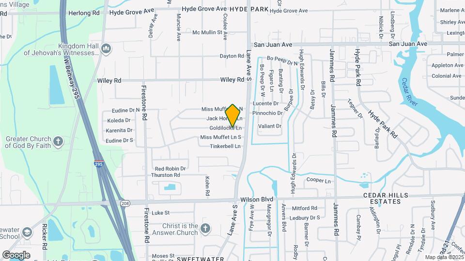 6772 Goldilocks Ln Map and Location Details