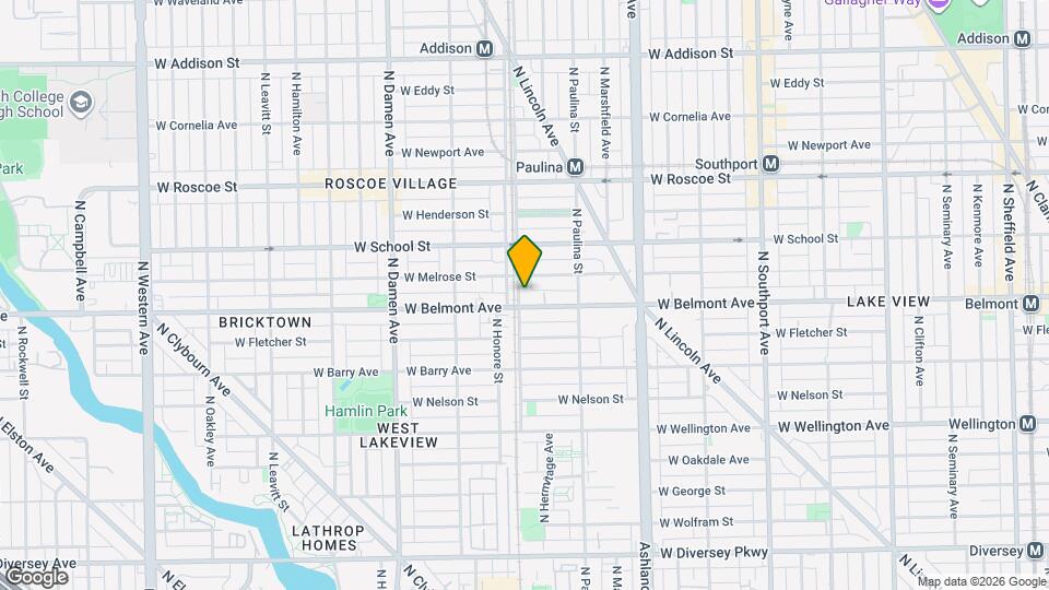3201 N Ravenswood Ave Mapa y Detalles de la Ubicación