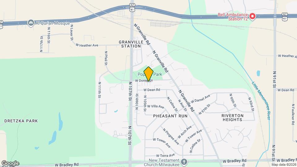 10441 W Donna Dr Map and Location Details