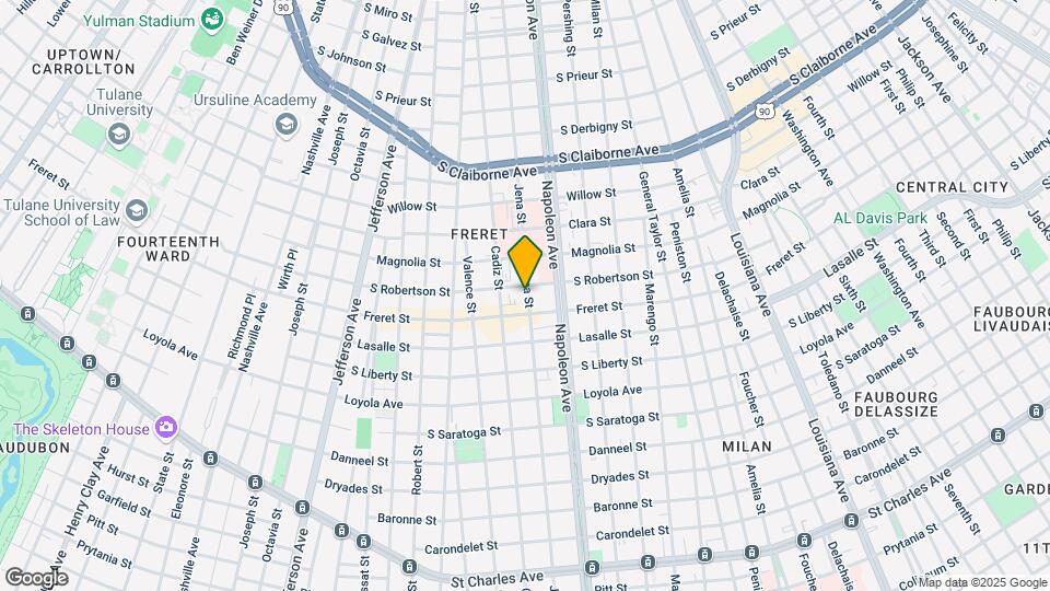 2528 Jena St, Unit 2528A Map and Location Details