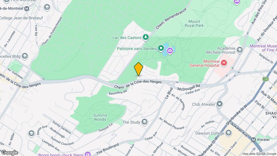 4155 Blueridge-Crescent Rue Map and Location Details