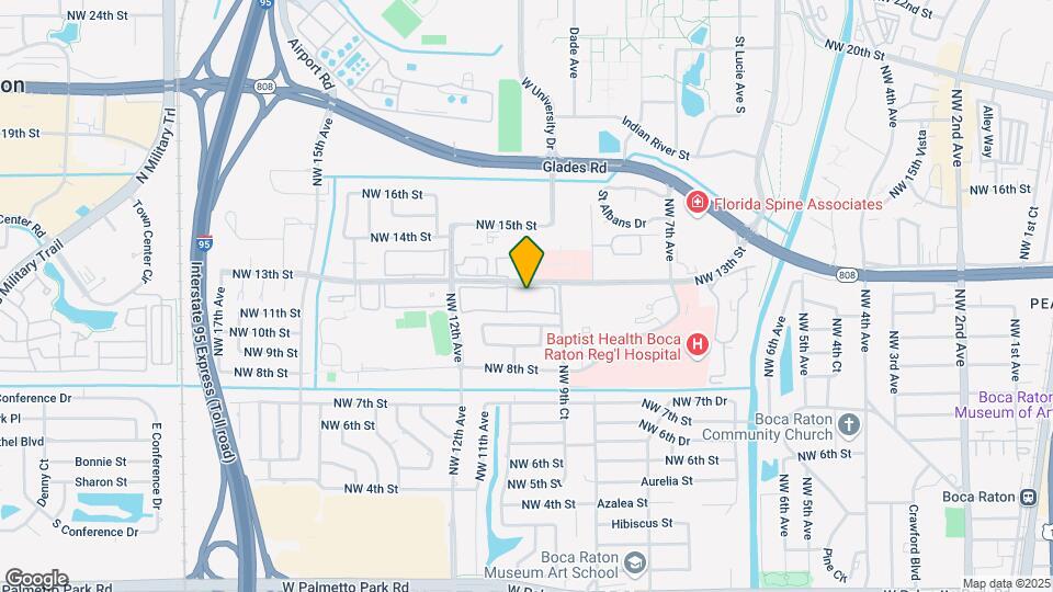 1050 NW 13th St Map and Location Details