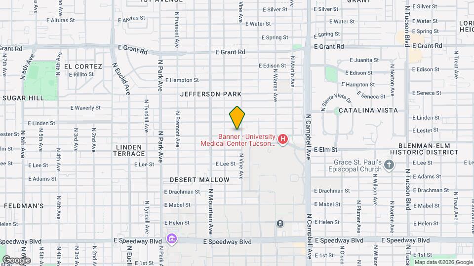 1437 E Lester St Map and Location Details