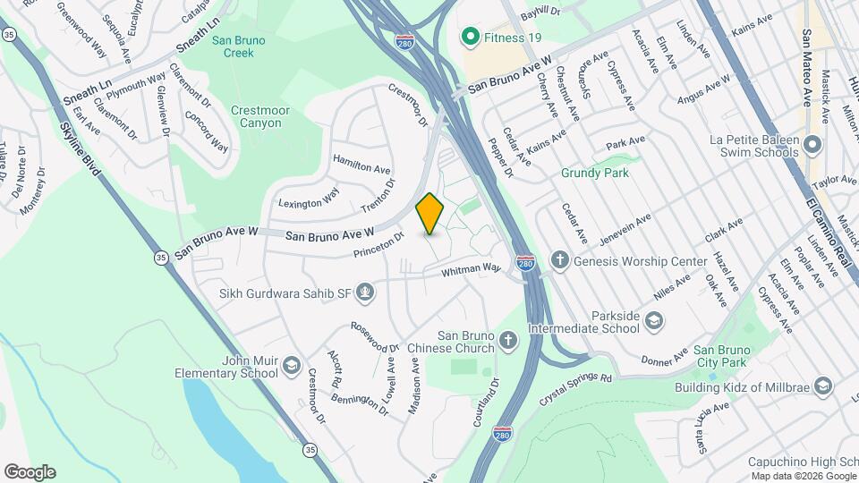 6227 Shelter Creek Ln Map and Location Details