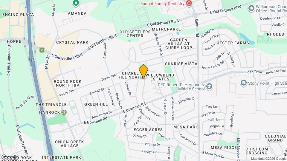 2104 Andover Dr Map and Location Details