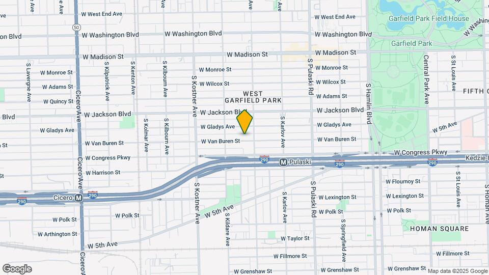 4218 W Van Buren St Map and Location Details