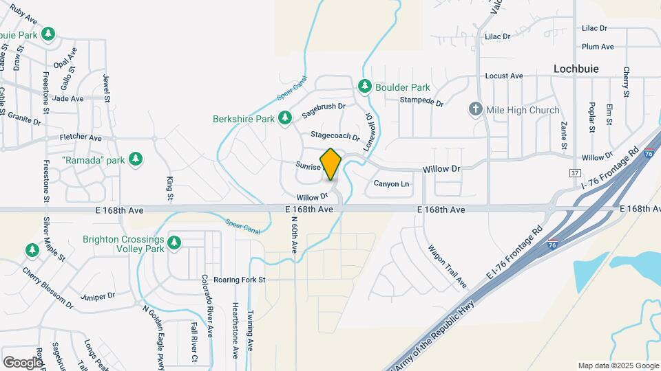 838 Willow Dr Map and Location Details