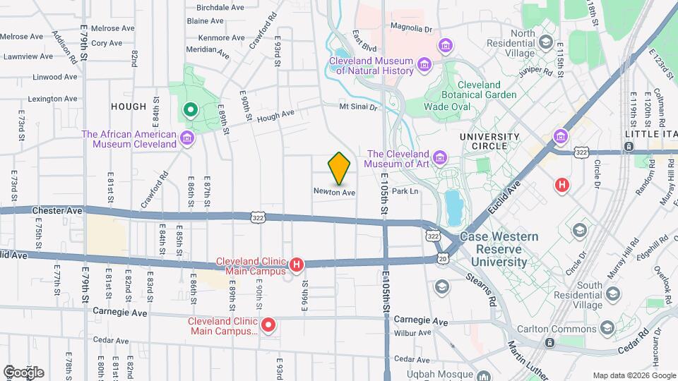 9909 Newton Ave Map and Location Details