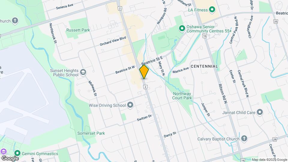 1019 Simcoe St N Map and Location Details