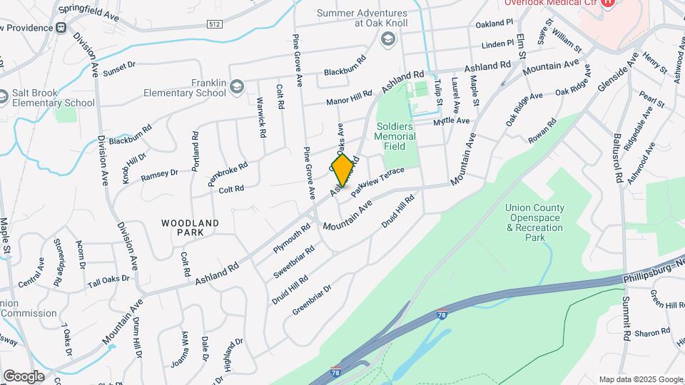 172 Ashland Rd Mapa y Detalles de la Ubicación