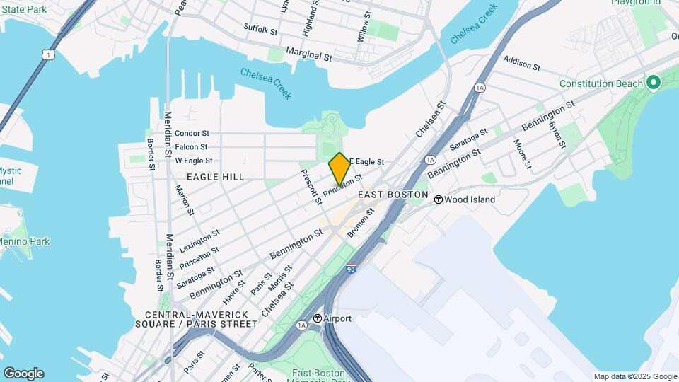 283 Princeton St, Unit 2 Map and Location Details
