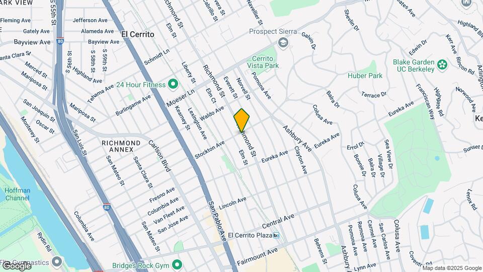 6722 Stockton Ave Map and Location Details