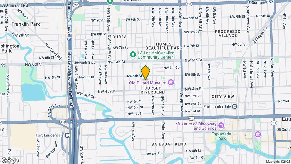 423 NW 13th Ave Map and Location Details