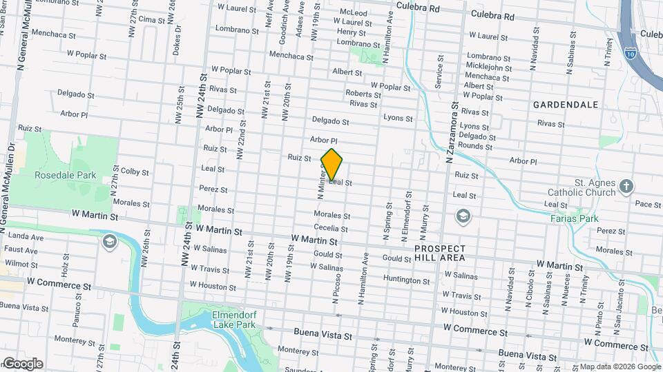 1920 Leal St Map and Location Details