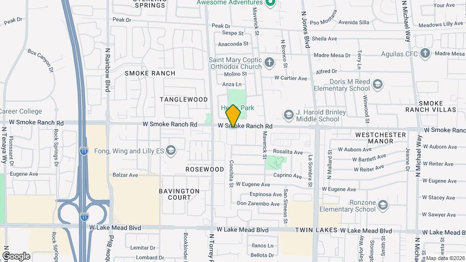 2318 El Molino Cir Map and Location Details