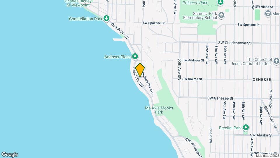 4136 Beach Dr SW Map and Location Details