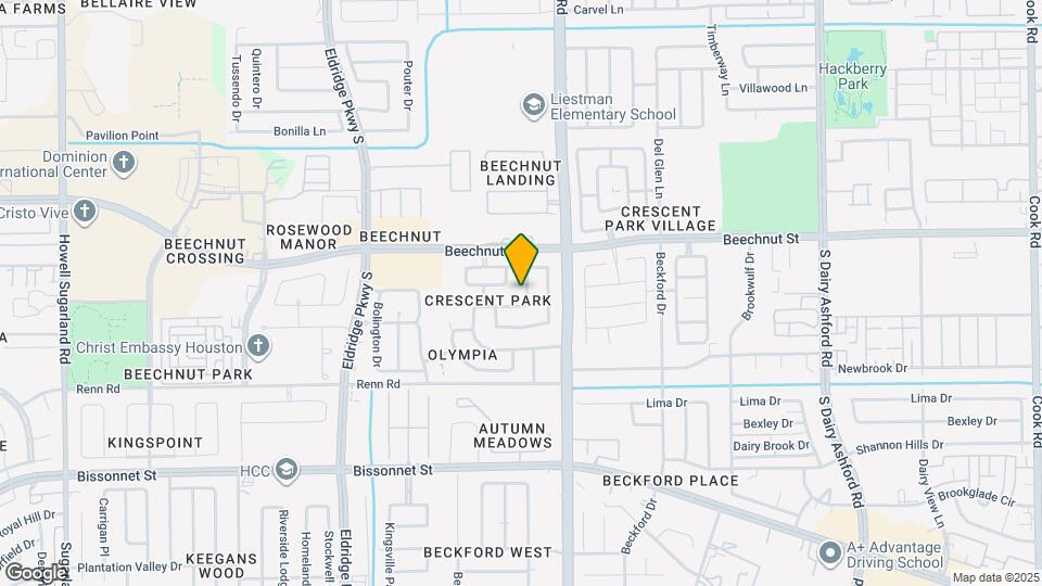 8427 Brickhaven Ln Map and Location Details