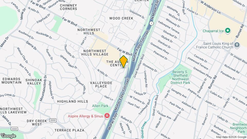 6800 Austin Center Blvd, Unit 140 Map and Location Details