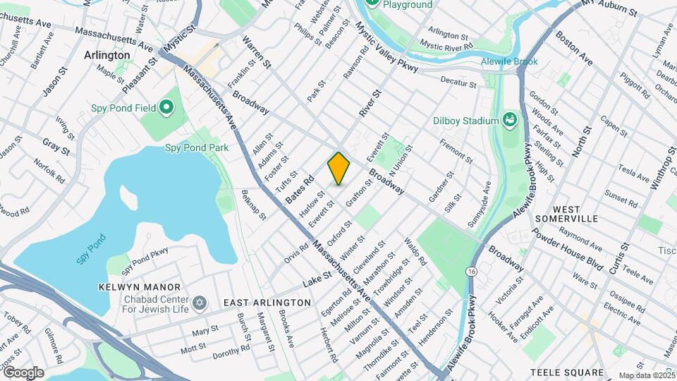 68-70-70 Everett St Map and Location Details