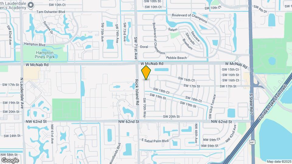 1710 SW 70th Way Map and Location Details