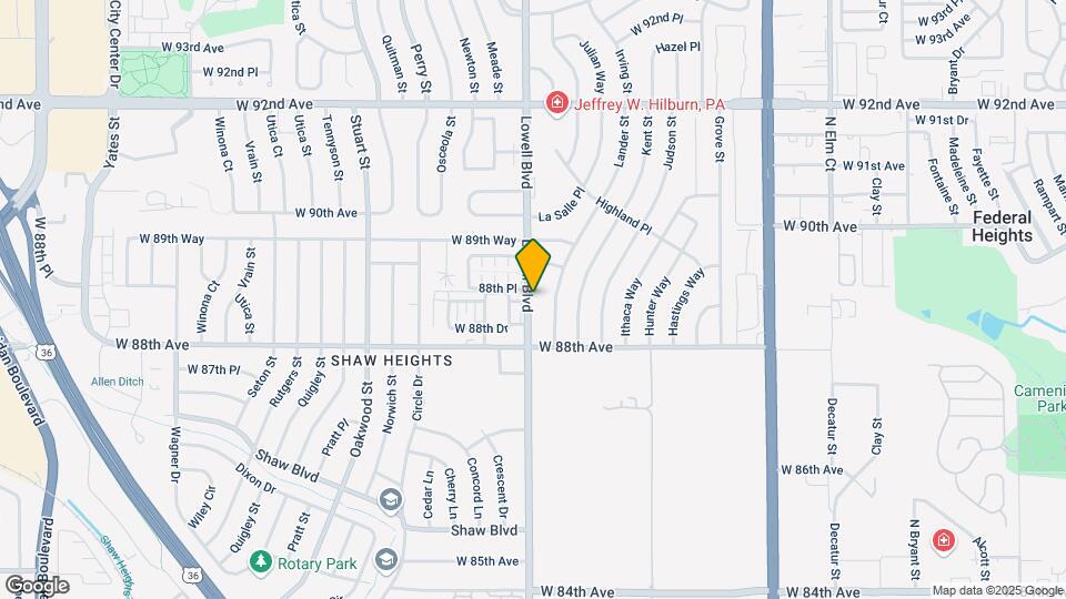 8858 Lowell Blvd-Unit -. Map and Location Details