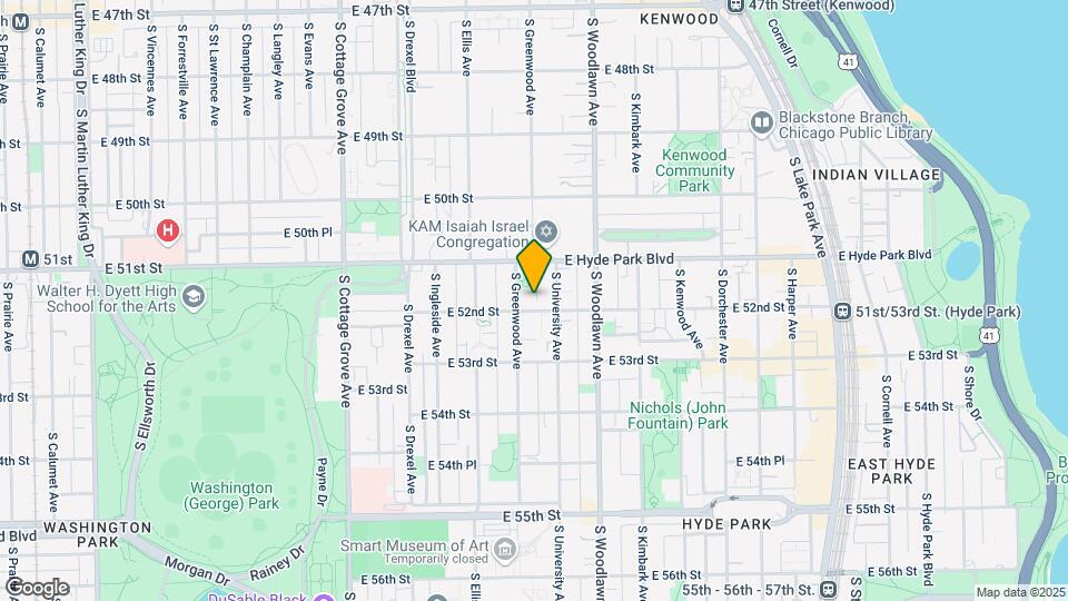 5133-5145 S Greenwood Ave Map and Location Details